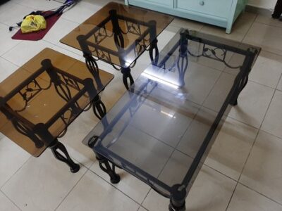 BHD 10, TEA TABLE GLASS WITH METEL FRAME WHTSAAP:32210802