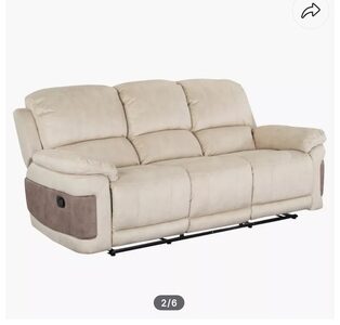 BHD 245, EXCELLENT 3 SEATER SOFA COMFORTABLE VERY LESS USE 2 MONTH ONLY IN SHOP PRICE 395