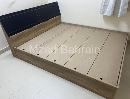 King size bed, Almost new less than an year strong and durable,neat and good condition