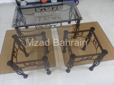 BHD 10, TEA TABLE GLASS WITH METEL FRAME WHTSAAP:32210802