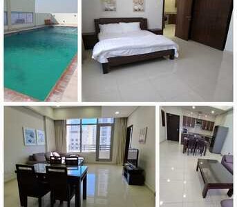 BHD 260/month, Furnished, 1 BR, Collection Of 1BHK Family Apartments: BD 250-350: Internet: Pool.Gym.Parking: Cont: TONY