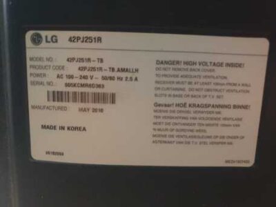 BHD 40, Samsung 51" Series 4 Plasma TV
