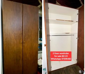 2 Door Wardrobe For Sale