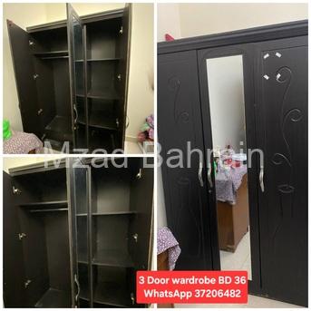 3 Door Wardrobe For Sale