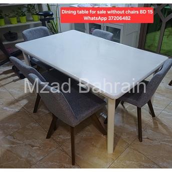 Dining Table Without Chairs For Sale