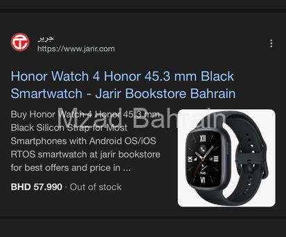 BHD 35, Brand New Honor Watch 4 Black Special Price