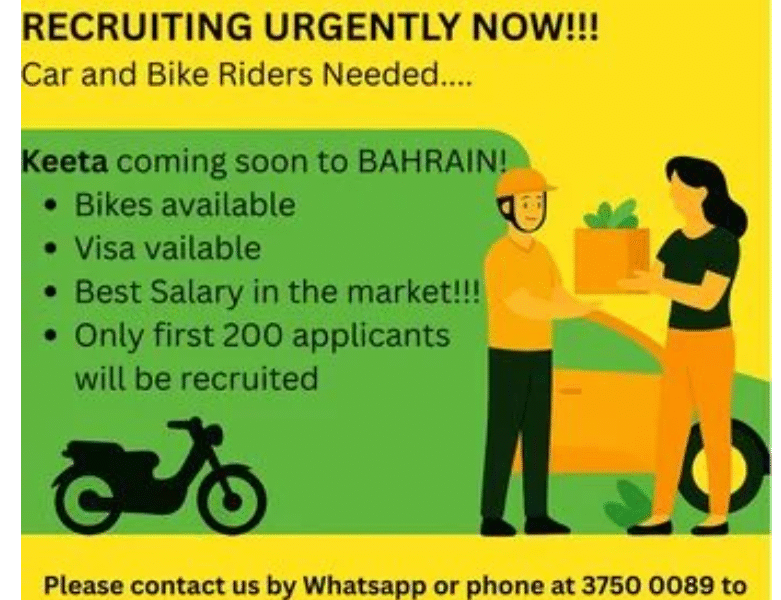Recruiting Car And Bike Delivery Drivers!!!